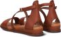 Red Rag Dames Sandalen Trendy Cognac Model Brown Dames - Thumbnail 3