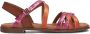 Red Rag Oranje Leren Sandalen voor Dames Multicolor Dames - Thumbnail 4