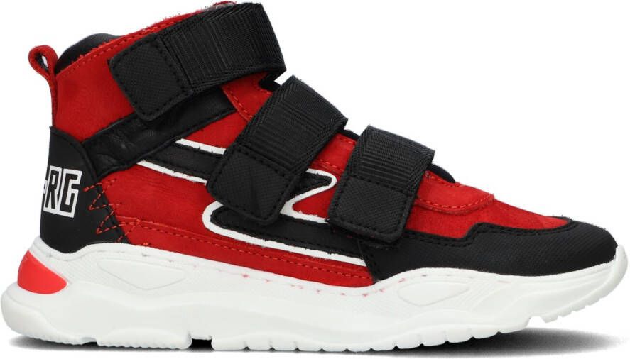 Red-Rag Rode Hoge Sneaker 13631