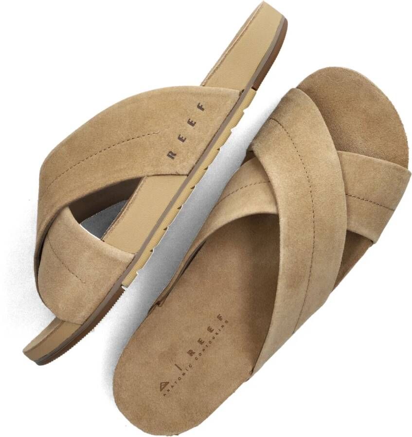 REEF Beige Slippers Ojai Cros