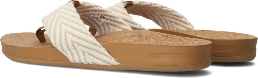 REEF Beige Slippers Cushion Strand