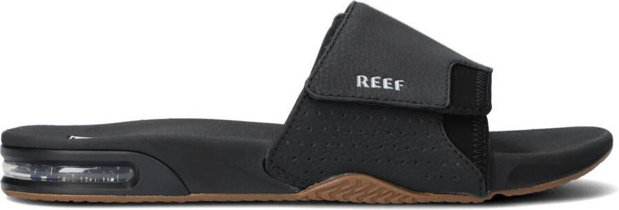 Reef Fanning Slideblack Silver Heren Slippers Zwart Zilver - Foto 4