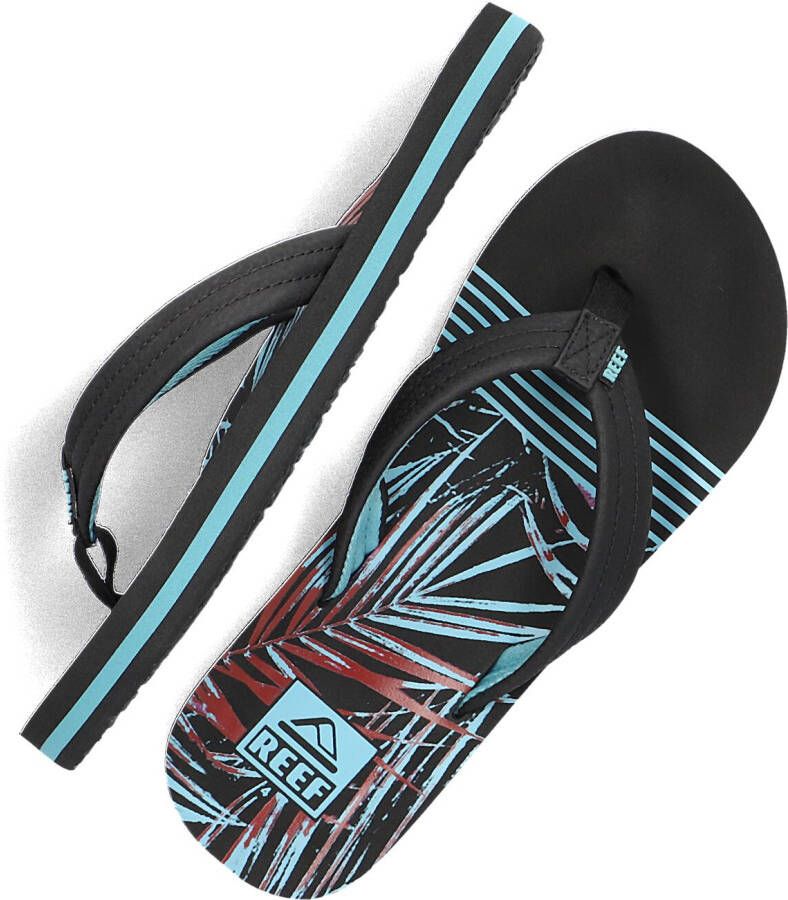 REEF Zwarte Teenslippers Ahi