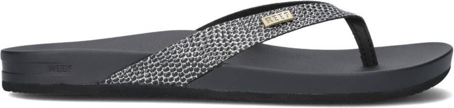 REEF Zwarte Teenslippers Cushion Court