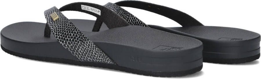 REEF Zwarte Teenslippers Cushion Court