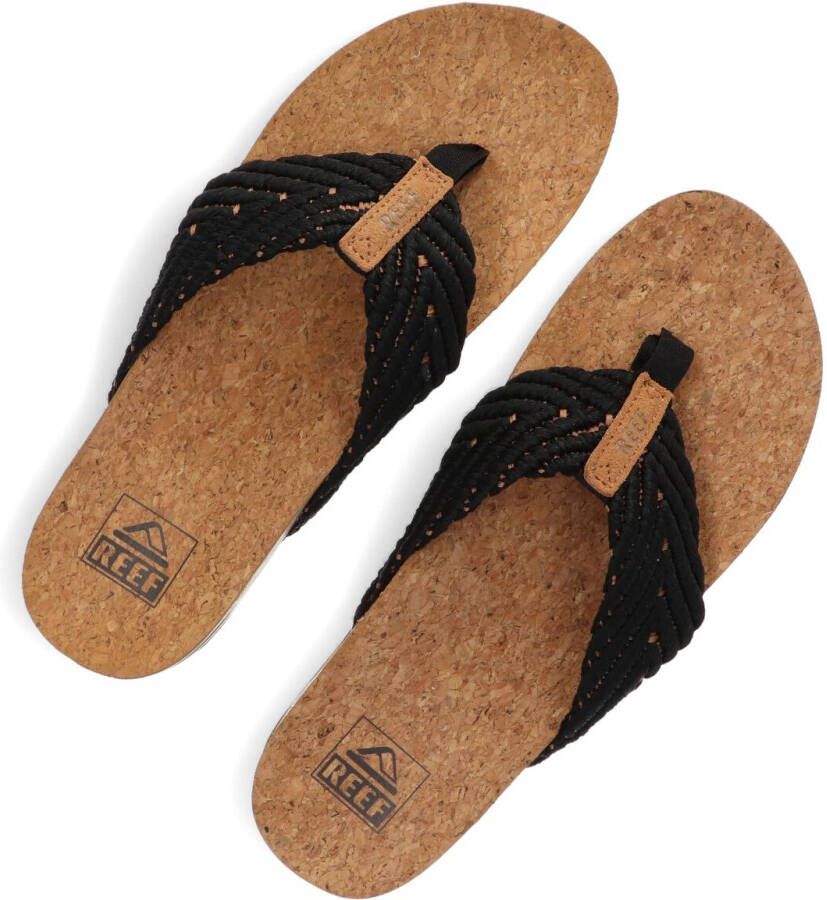 Reef Cushion Strand Dames Slippers Black Natural - Foto 11