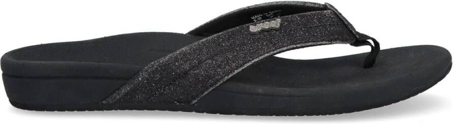 REEF Zwarte Slippers Ortho Spring