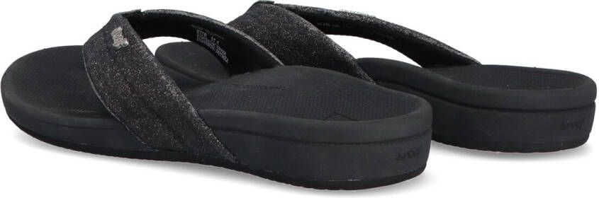 REEF Zwarte Slippers Ortho Spring