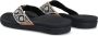 Reef Ortho Wovenblack White Dames Slippers Zwart Wit - Thumbnail 8