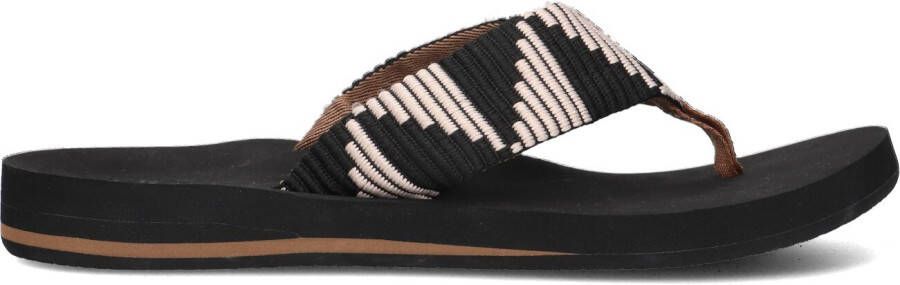 REEF Zwarte Slippers Spring Woven