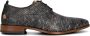 Rehab Elegante zwarte leren schoenen Greg Matrix Black Heren - Thumbnail 4