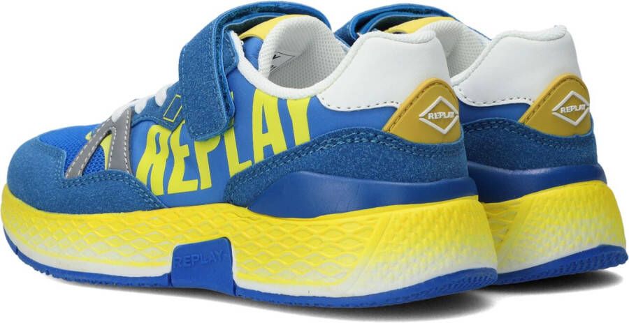 Replay Blauwe Lage Sneakers Hybrid Jr Nylon