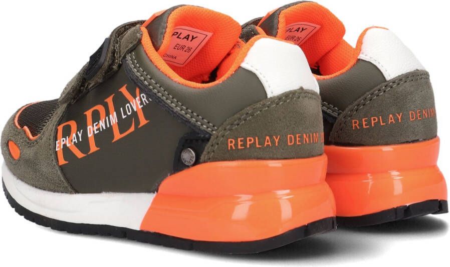 Replay Groene Lage Sneakers Shoot Kid Low