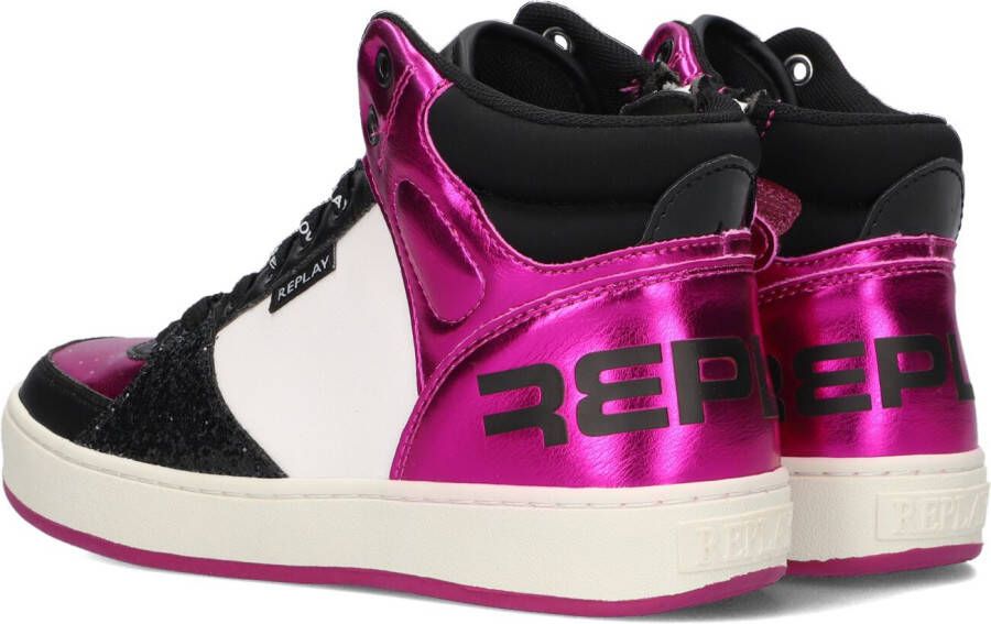 Replay Cobra 8 - Hoge sneakers voor meisjes - Zwart 