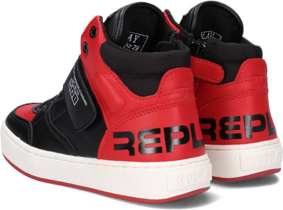 Replay Zwarte Hoge Sneaker Cobra