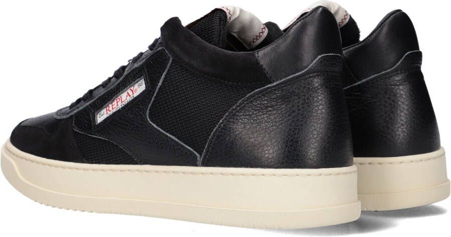 Replay Zwarte Hoge Sneaker Reload Cordoba