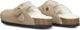 Scholl FAE NEW F Suede SA Womens Dark Beige FALSO Clogs Dark Beige - Thumbnail 5