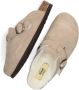 Scholl Beige Suède Instappers Fae Beige Dames - Thumbnail 6