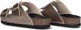 Scholl Metallic Taupe Slippers Noelle Beige Dames - Thumbnail 5