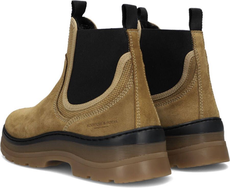 SCOTCH & SODA Beige Enkelboots Maffei