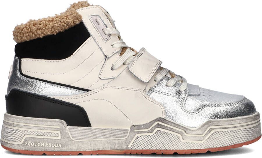 Scotch & Soda Witte Hoge Sneaker Lillie Hi