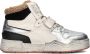 Scotch & Soda Lillie Hi Hoge sneakers Leren Sneaker Dames Wit - Thumbnail 2