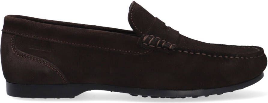 Sebago Bruine Veterschoenen Byron Suede