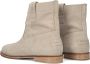 SHABBIES Chelsea Boots Dames Festi Ankie Maat: 40 Materiaal: Suède Kleur: Beige - Thumbnail 3