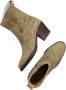 Shabbies Amsterdam Shabbies Julie Ankle Boot Enkellaarsjes Enkelboots met rits Dames Beige - Thumbnail 6