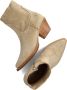 Shabbies Amsterdam Shabbies Lute Folly Enkellaarsjes Enkelboots met rits Dames Beige - Thumbnail 6