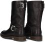 SHABBIES Biker Boots Dames Alyd Mia Maat: 41 Materiaal: Leer Kleur: Bruin - Thumbnail 4