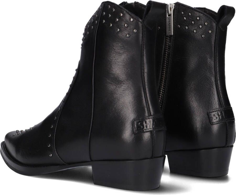 SHABBIES BY WENDY Zwarte Enkellaarsjes Wendy Shs1503