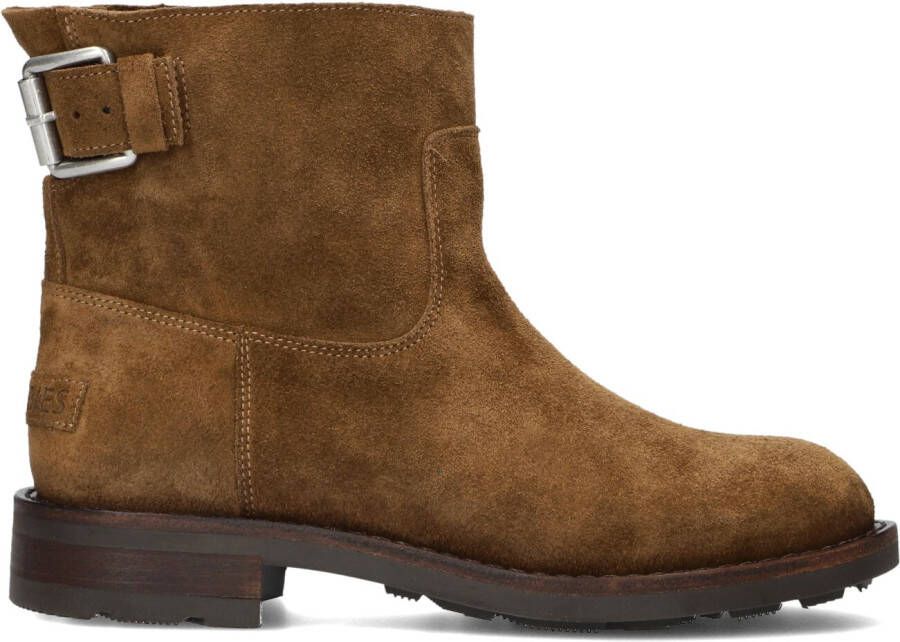 SHABBIES Cognac Boots Alyd