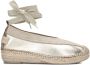 Shabbies Amsterdam Espadrille Palma Kimono Champagne - Thumbnail 4