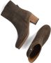 Shabbies Amsterdam Shabbies Lieve G Ankle Boot Enkellaarsjes Enkelboots met rits Dames Taupe - Thumbnail 7