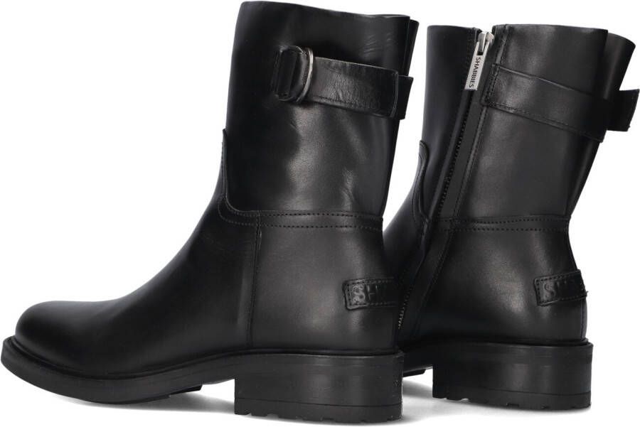 SHABBIES Zwarte Boots Dean Bika