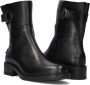 SHABBIES Enkelboots Dames Dean Bika Maat: 39 Materiaal: Leer Kleur: Zwart - Thumbnail 6