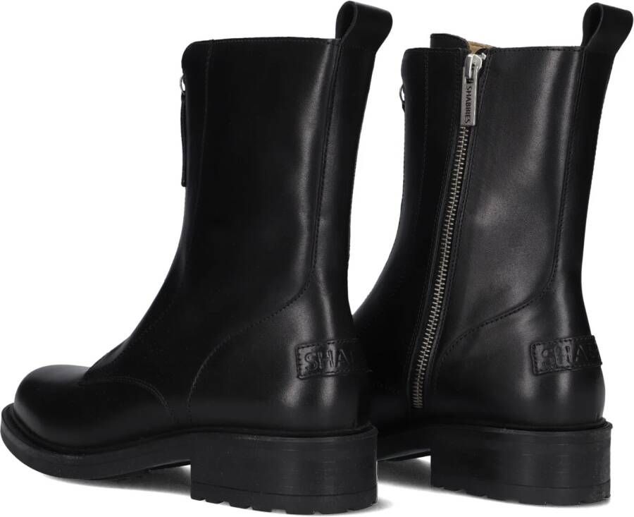 SHABBIES Zwarte Boots Dean Zipa