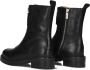 SHABBIES Enkelboots Dames Tirza Zipa Maat: 39 Materiaal: Leer Kleur: Zwart - Thumbnail 3