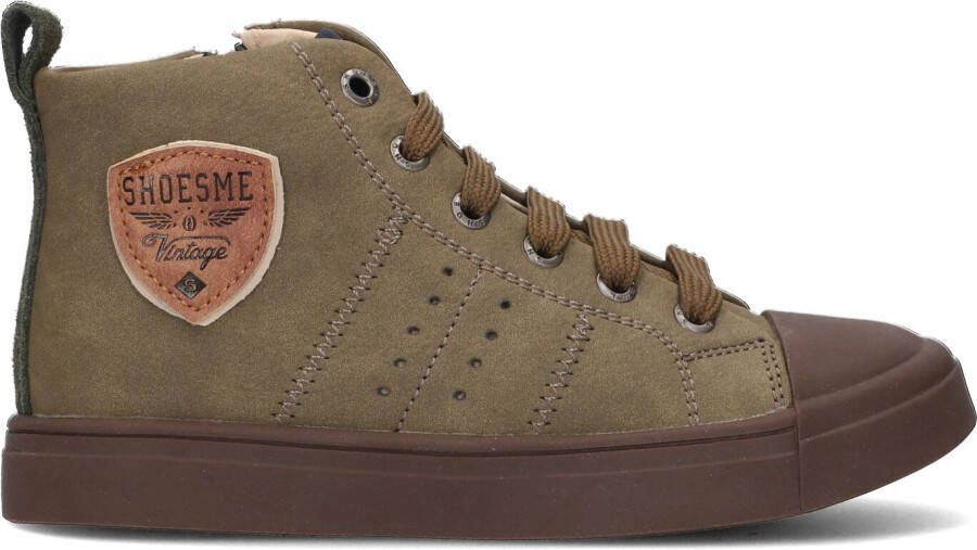 Shoesme Groene Hoge Sneaker Sh23w036