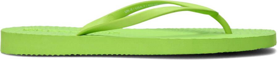 SLEEPERS Groene Teenslippers Tapered