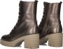 SOFTWAVES Veterboots Dames 8.88.11 Maat: 39 5 Materiaal: Leer Kleur: Brons - Thumbnail 4