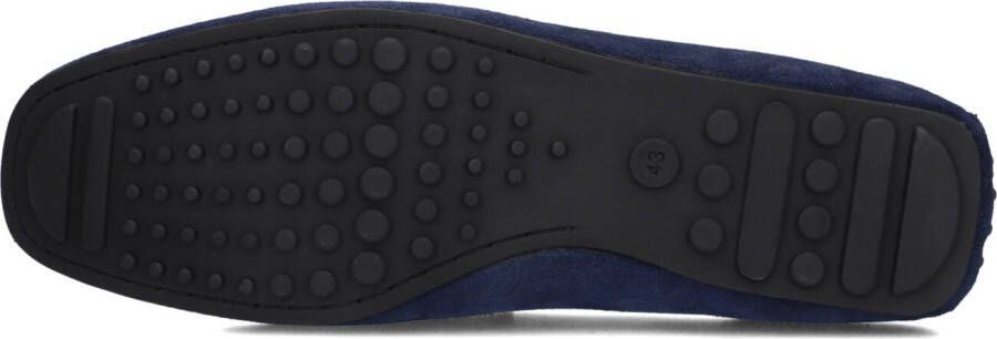 STEFANO LAURAN Blauwe Mocassins 2 Gesp Bio Slipper