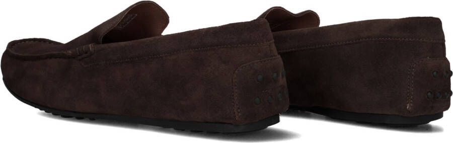 STEFANO LAURAN Bruine Mocassins 2 Gesp Bio Slipper