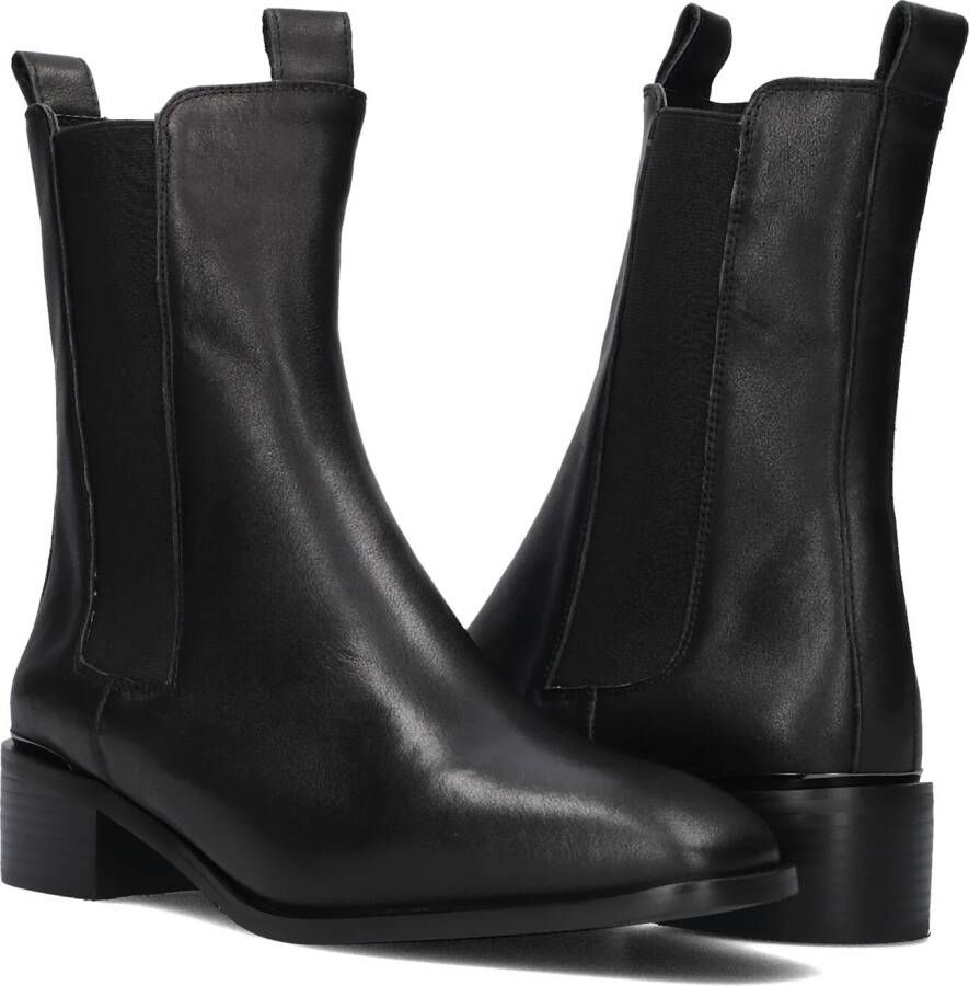 STEFANO LAURAN Zwarte Boots Botin Plano