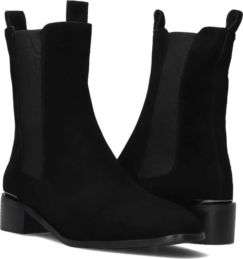 STEFANO LAURAN Zwarte Boots Botin Plano