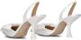 Steve Madden Witte puntige neus pumps met zilveren strik White Dames - Thumbnail 4