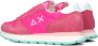 Sun68 Sun 68 Ally Solid Nylon dames sneaker Fuchsia - Thumbnail 5