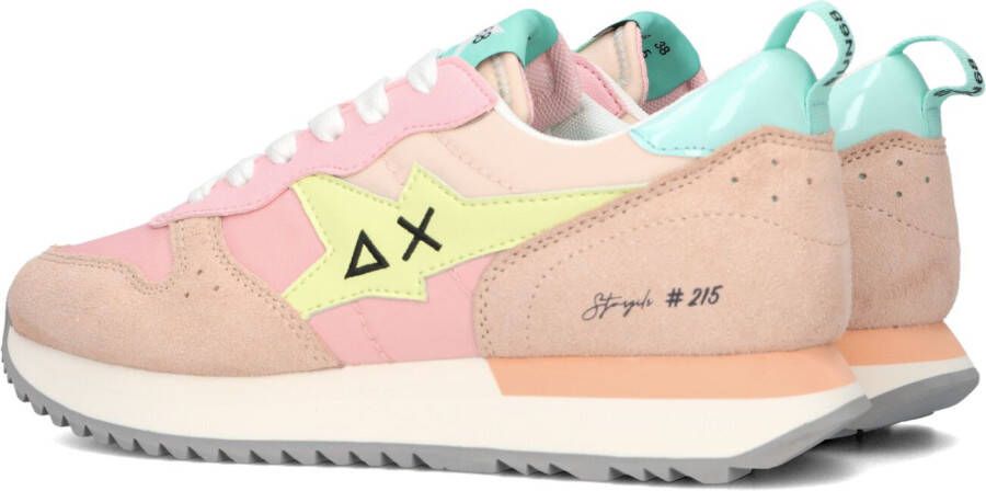 Sun68 Roze Lage Sneakers Stargirl Multicolor