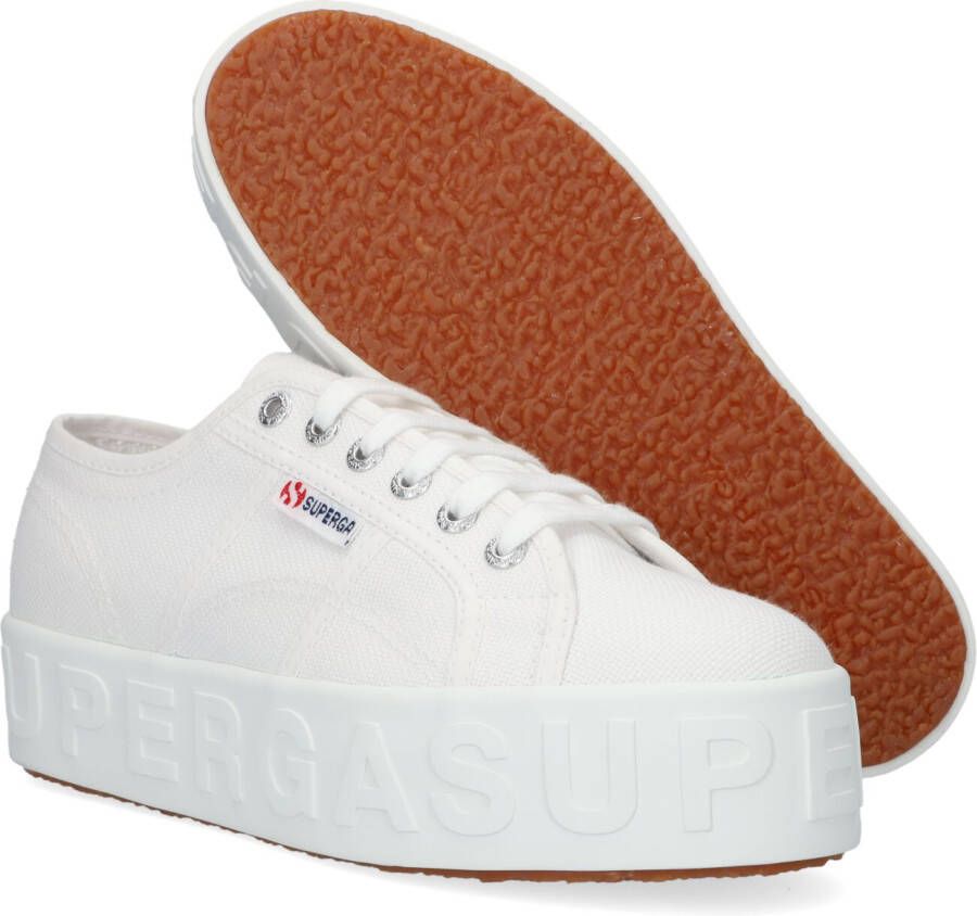 Superga Witte Lage Sneakers 2790 3d Lettering